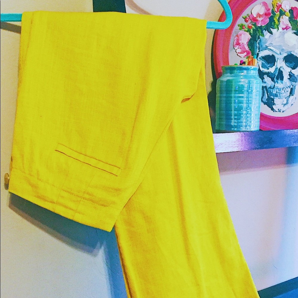 Anthropologie Linen Pants